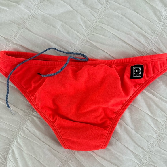Jolyn bright orange bikini bottoms - Picture 2 of 4